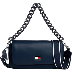 Tommy Hilfiger Handbags Tommy Hilfiger City Chunky Chain Small Crossover Bag - Dark Night Navy