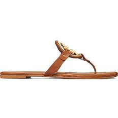 49 ⅓ Sandalias Tory Burch Metal Miller Soft - Bourbon Miele/Gold