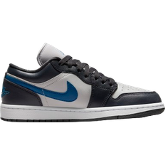 Sintetico Scarpe Nike Air Jordan 1 Low W - Anthracite/Neutral Grey/White/Industrial Blue