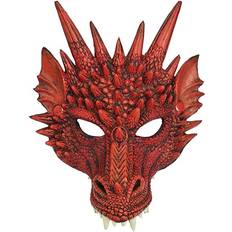 Head Masks Bristol Novelty Dragon Mask Red