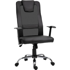 Vinsetto Ergonomic PU Black Kontorsstol 118cm