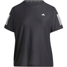 Reflectors T-shirts adidas Women's Running Own The Run Tee Plus Size - Black