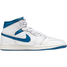 Similicuir Chaussures Nike Air Jordan 1 Mid SE M - White/Sail/Industrial Blue