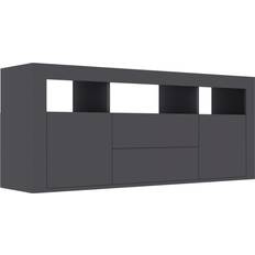 vidaXL Chipboard Grey Mueble de TV 120x50cm