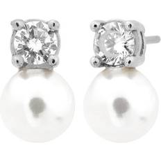 Edblad luna Edblad Luna Studs S - Silver/Pearls/Transparent