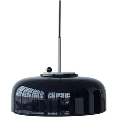 Please Wait to be Seated Podgy Navy Blue Pendellampa ∅ 42cm