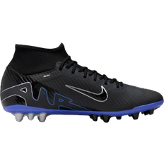 43 �½ Chaussures de football Nike Mercurial Superfly 9 Academy - Black/Hyper Royal/Chrome