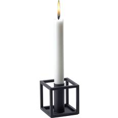 Audo Copenhagen Bougeoirs, Bougies & Parfums d'Ambiance Audo Copenhagen Cube Black Bougeoir 7cm