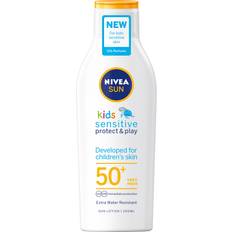 Auringonsuojaukset ja Itseruskettavat Nivea Kids Sensitive Protect & Play Sun Lotion SPF50+