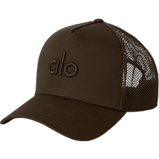 Brown - Women Caps Alo District Trucker Hat - Espresso Brown