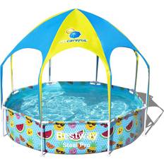 Piscine Gonfiabili Bestway Steel Pro UV Careful Splash in Shade Round Above Ground Pool Set