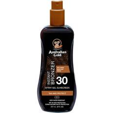 Glutenvrij Zonnebeschermingen Australian Gold Spray Gel Sunscreen with Instant Bronzer SPF30