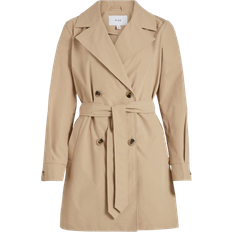 Best Abrigos Vila Mersin Tie Waist Trench Coat - Sesame