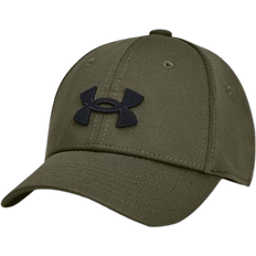 Vert Casquettes Under Armour Boy's UA Blitzing Cap - Marine OD Green/Black