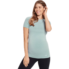 Maternità e Allattamento MP Women's Maternity Seamless Short Sleeve T-shirt Ice Blue