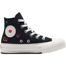 Converse Kid's Chuck Taylor All Star EVA Lift Platform Y2K Heart High Top - Black/Vintage White