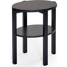 Ovala Småbord BordBirger Solo Black Stained Oak Småbord 40x50cm