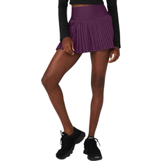 Alo Grand Slam Tennis Skirt - Dark Plum