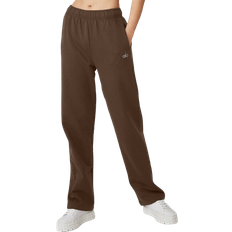 Brown - Women Pants Alo Accolade Straight Leg Sweatpant - Espresso