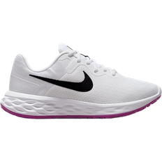 Nike Revolution 6 W - White/Black/Vivid Sulfur/Vivid Purple