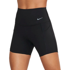 Nike Women's Universa Medium Support High Waisted 12.5cm Biker Shorts - Black