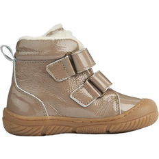 Lack Winterschuhe Wheat Snugga Wool Patent Leather Boot - Taupe