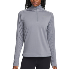 Nike Women's Dri-FIT Pacer 1/4-Zip Sweatshirt - Smoke Grey