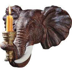 Hanging Candlesticks, Candles & Home Fragrances Design Toscano Elephant Wall Sconces Candle Holder 24.1cm