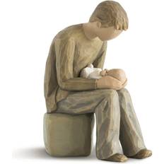 Polystone Prydnadsfigurer Willow Tree New Dad Natural Prydnadsfigur 14cm