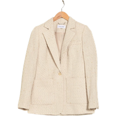 Calvin Klein Women Blazers Calvin Klein Novelty Tweed Sport Coat - Nomad Multi