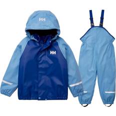 Isolationsfunktion Regenbekleidung Helly Hansen Kid's Bergen Fleece Lined Rain Set 2.0 - Blue Fog (41776-625)