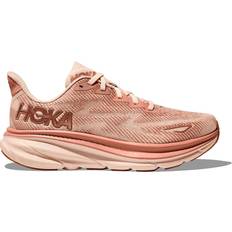 Brown - Women Sport Shoes Hoka Clifton 9 W - Sandstone/Cream