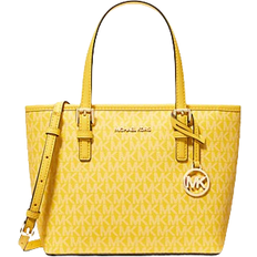 Michael Kors Jet Set Travel Extra-Small Logo Top Zip Tote Bag - Golden Yellow