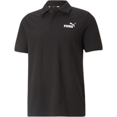 Elastan/Lycra/Spandex Poloshirts Puma Essentials Pique Men's Polo Shirt - Black