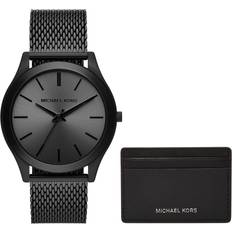 Michael Kors Watches Michael Kors Oversized Slim Runway & Card Case Gift Set (MK1085SET)