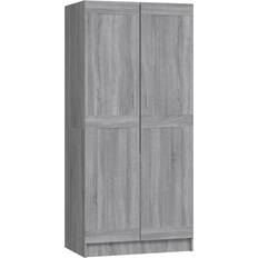 vidaXL 826639 Grey Sonoma Wardrobe 82.5x180cm