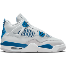 Off white sneaker NIKE Air Jordan 4 Retro Industrial Blue GS - Off White/Neutral Grey/Military Blue