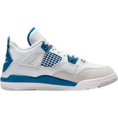 Kinderschuhe NIKE Air Jordan 4 Retro Industrial Blue PS - Off White/Neutral Grey/Military Blue