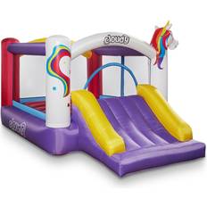 Animals Jumping Toys Cloud 9 Inflatable Bounce House with Slide & Blower Unicorn