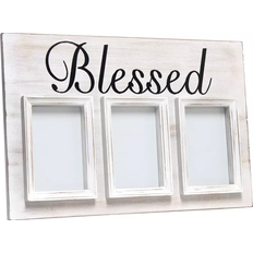 Elegant Designs Collage Chalk White Photo Frame 45.7x30.5cm