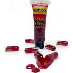 Mehron Easy to Fill Empty Capsules with 0.5 Ounce Tube of Blood 6-pack