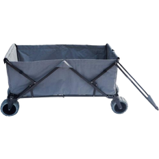 Impact Canopy Folding Utility Wagon, Collapsible, All Terrain Wagon, Extra Large, Grey