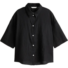 Shirts H&M Linen Shirt - Black