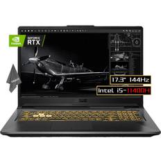 Laptops ASUS 2022 Newest TUF Premium Gaming Laptop, 17.3" FHD IPS 144Hz, Intel 6-Core i5-11400H(>i5-11260H), GeForce RTX 3050 Ti, 32GB, 1TB SSD, RGB Backlit KB, Wi-Fi 6, Win 11, DTS