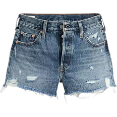 Jeansshorts levis 501 Levi's 501 Original Fit High Rise Women's Shorts - The Future Is Now/Dark Wash