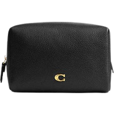 Coach Black Cosmetic Bags Coach Essential Cosmetic Pouch - Brass/Black