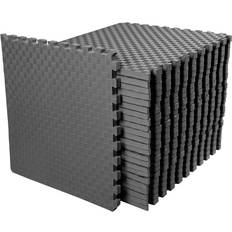 Puzzle Exercise Mat with EVA Foam Interlocking Tiles for MMA 1 Inch Thick 72 Square Feet