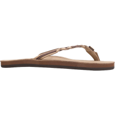 Brown - Women Flip-Flops Rainbow Flirty Braidy - Sierra Brown/Expresso