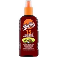 Vedenkestävä Itseruskettavat Malibu Bronzing Tanning Oil with Coconut SPF15