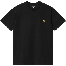 Carhartt Ropa Carhartt S/S American Script T-shirt - Black